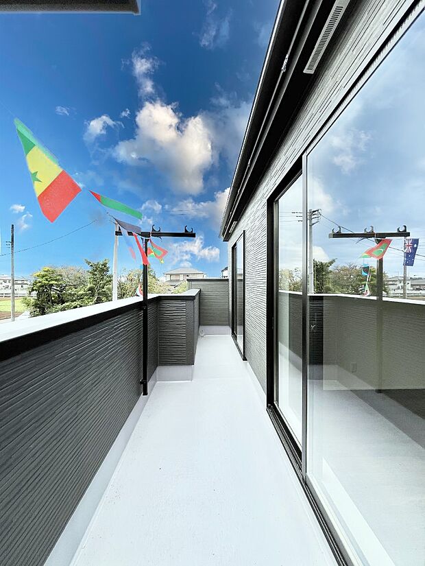 気持ちよい陽光と風を感じられます