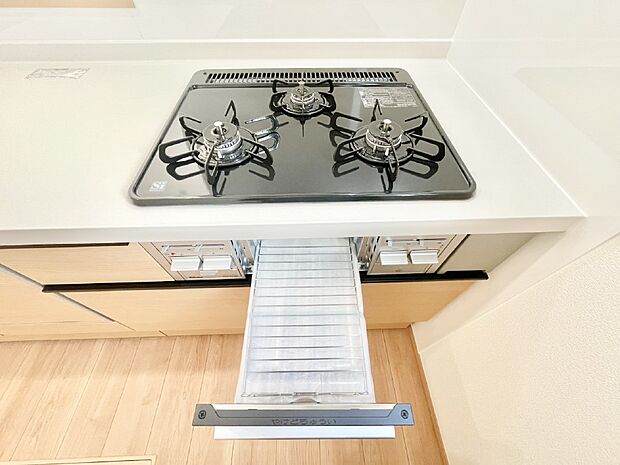 三口ガスコンロでお料理が一気にはかどりそう