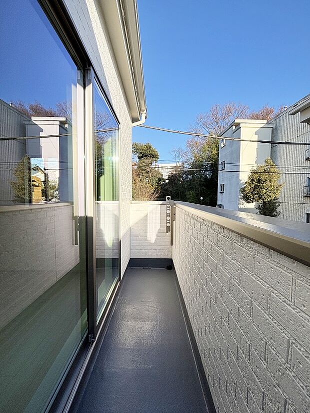 風通しの良いバルコニーが2ヶ所