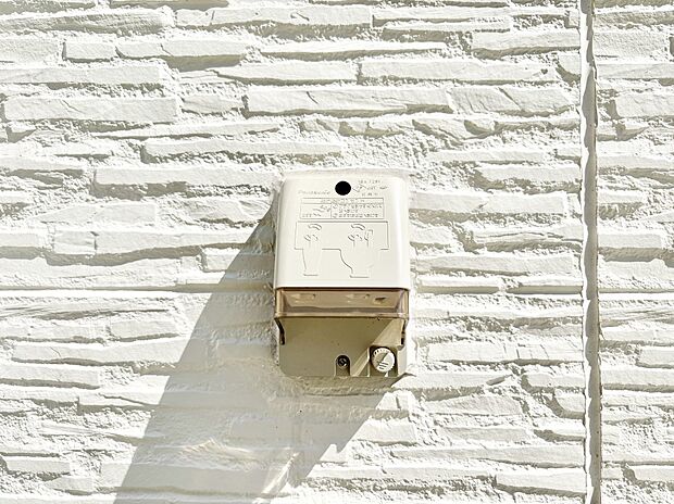 お掃除などに便利な外コンセント