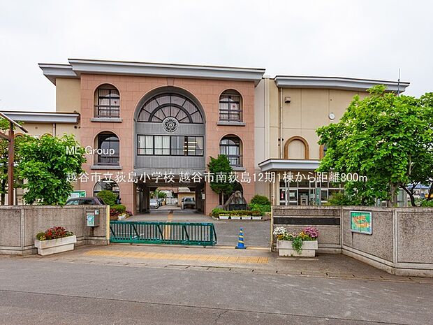 小学校 800m 越谷市立荻島小学校