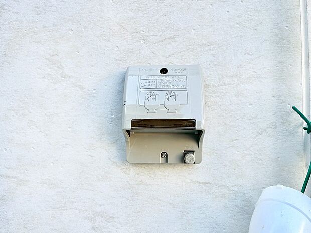 便利な外コンセント。