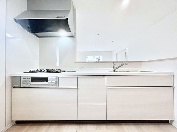 ゆとりあるキッチンではご家族と楽しくお料理ができます。