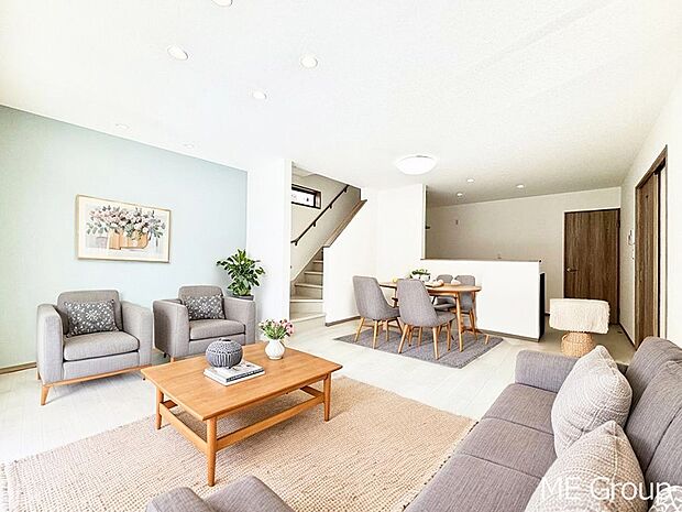 落ち着いた雰囲気のＬＤＫは家族みんなの快適空間※家具はCGです