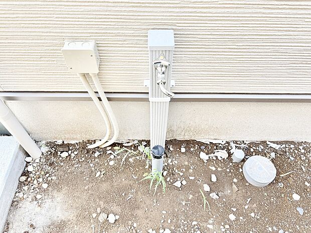 ガーデニングやお掃除に便利な外水栓