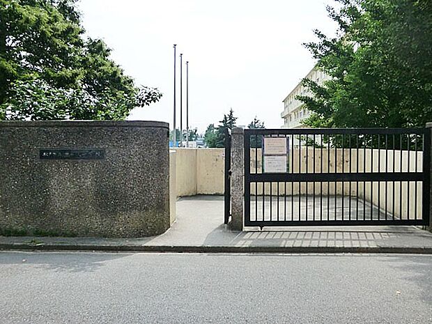 中学校 1360m 栗ケ沢中学校