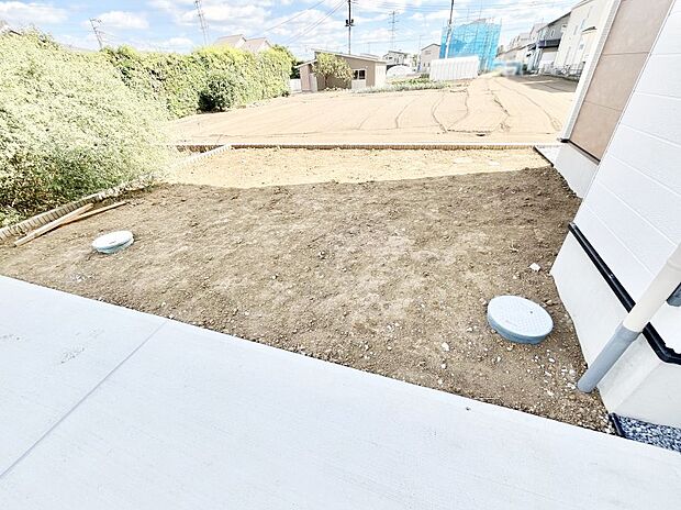 明るさたっぷりのお庭