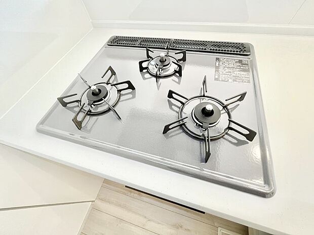 三口ガスコンロでお料理が一気にはかどりそう