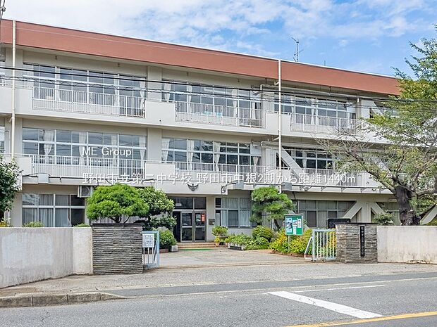 中学校 1440m 野田市立第二中学校