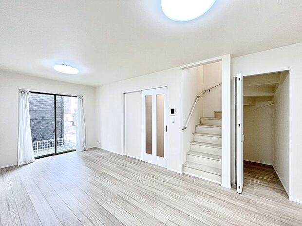 リビング階段、毎日大切な家族とコミュニケーションがとれる家族思いの間取り