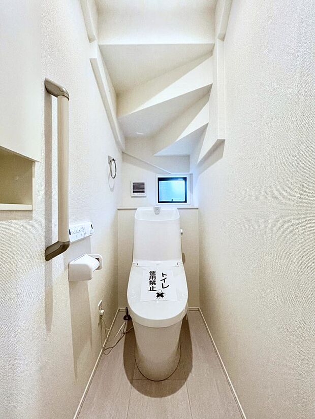 トイレは1階と2階それぞれに配置されていてとても便利です。