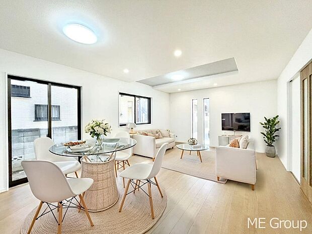 住む方の個性が引き出される、インテリアを考えるのが楽しみなリビングです!