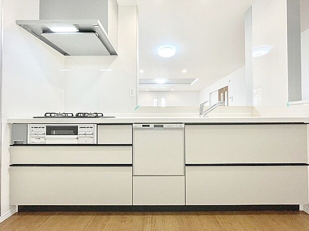 ゆとりあるキッチンではご家族と楽しくお料理ができます。