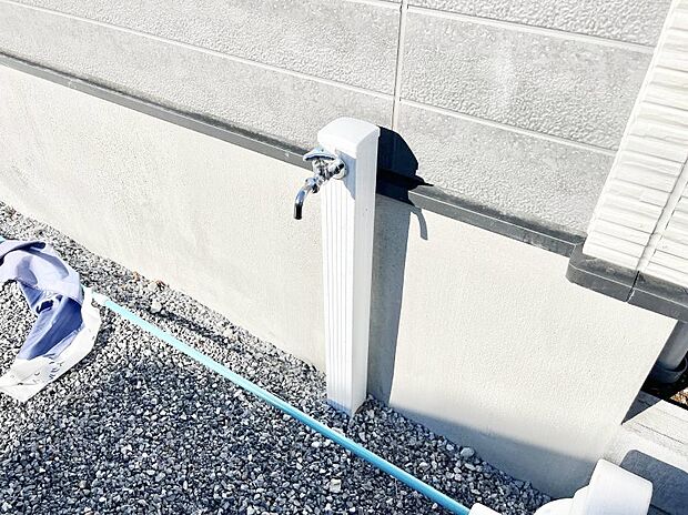 ガーデニングやお掃除に便利な外水栓