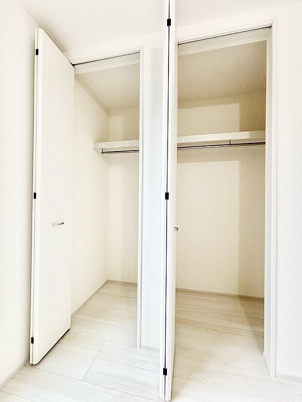 収納力あるクローゼット