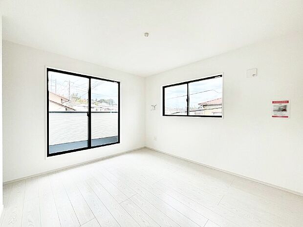 2面採光を確保した明るい空間。家族みんなが快適な暮らしを実現する設計です。  