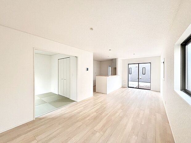 落ち着いた雰囲気のＬＤＫは家族みんなの快適空間