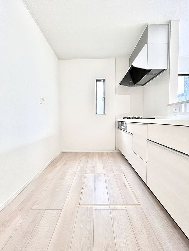 ゆとりあるキッチンではご家族と楽しくお料理ができます。