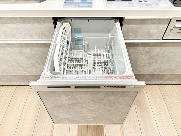 面倒なお片づけは食洗機にお任せ!家事の負担が減って、時間にも気持ちにもゆとりができます。