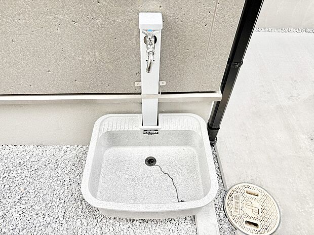 ガーデニングやお掃除に便利な外水栓