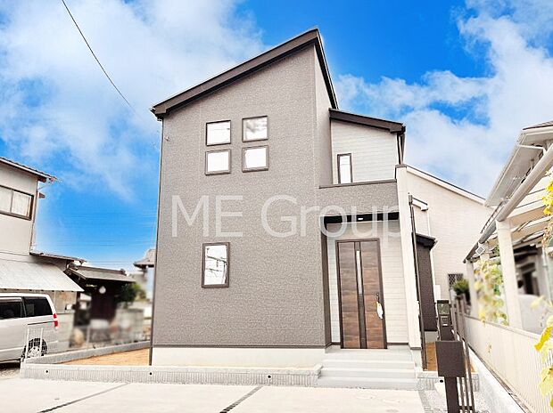 上質感あふれる外観デザイン。魅力の住まいを実現。 