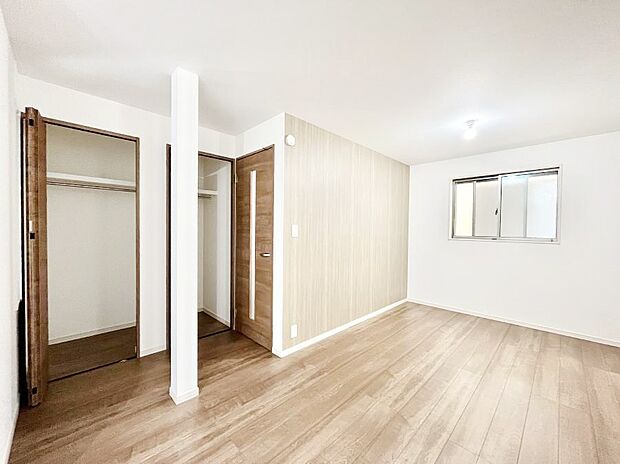 収納が充実しているので、居住スペースを広く使えます。