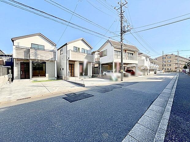 見通しの良さとともに、街並みに開放感を与えてくれます。