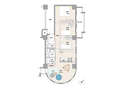 クレド三郷早稲田 3LDKの間取り