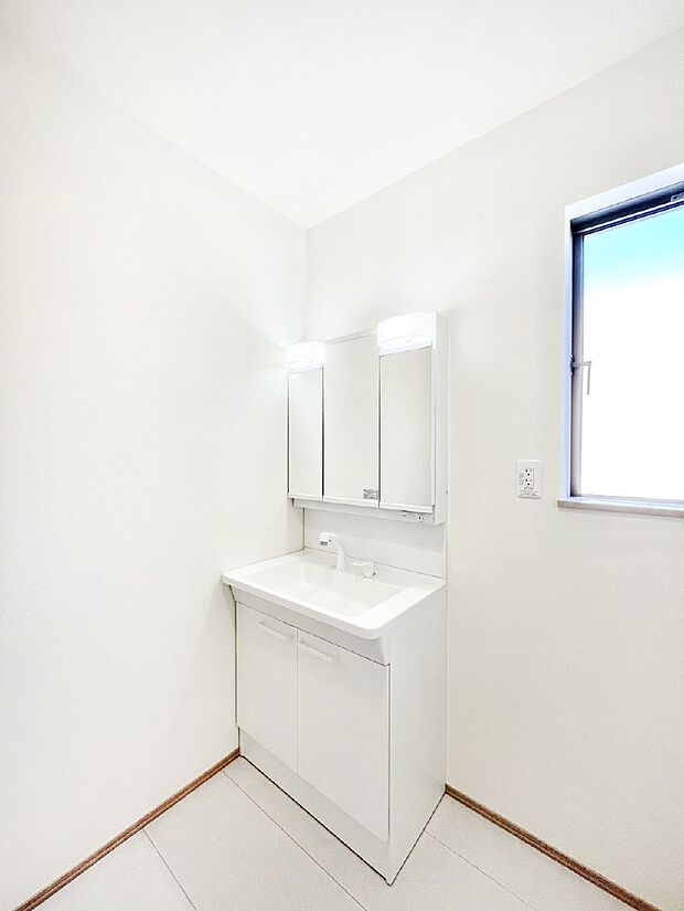 上質な洗面空間がゆとりの時間を演出