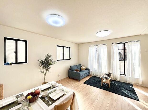 落ち着いた雰囲気のＬＤＫは家族みんなの快適空間