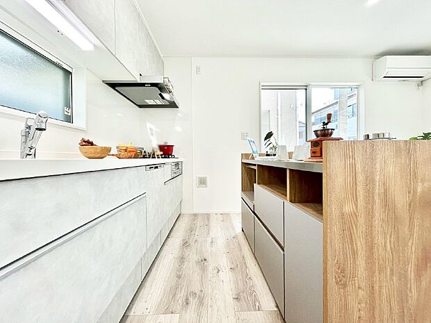 毎日使うキッチンだから、使いやすさ＆お手入れのしやすさにこだわりました。