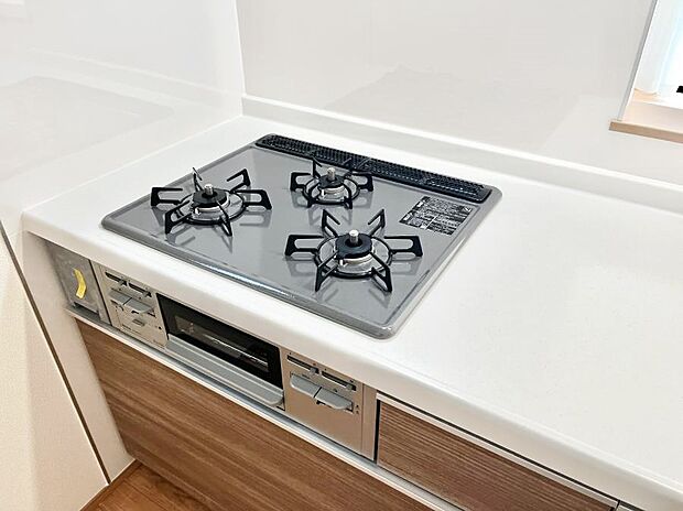 三口ガスコンロでお料理が一気にはかどりそう