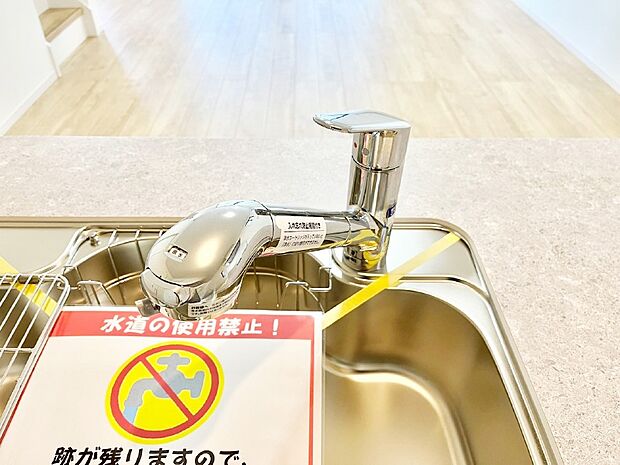 いつでも清潔なおいしいお水を。一つの水栓で水道水と浄水を使い分け。