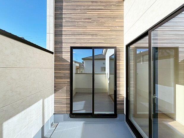 開放感あるルーフバルコニー