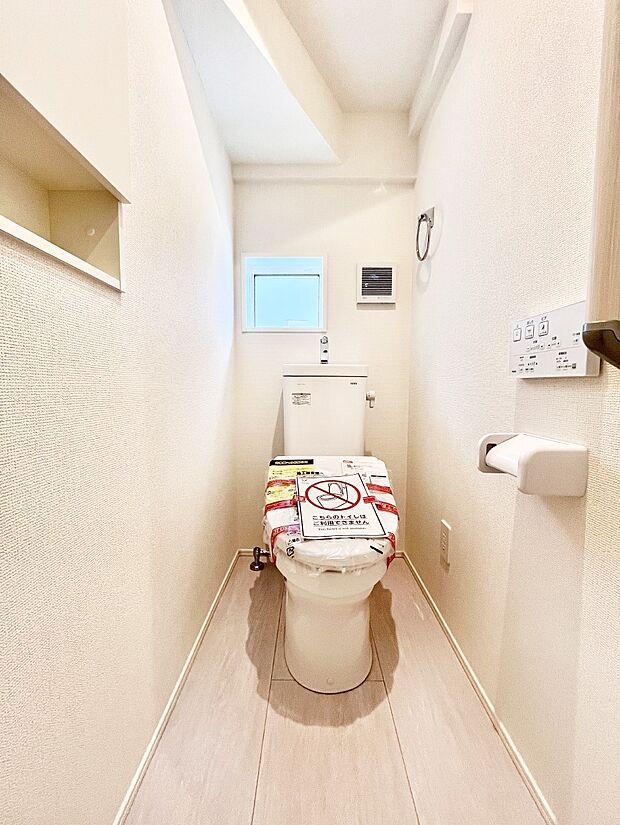 トイレは1階と2階それぞれに配置されていてとても便利です。