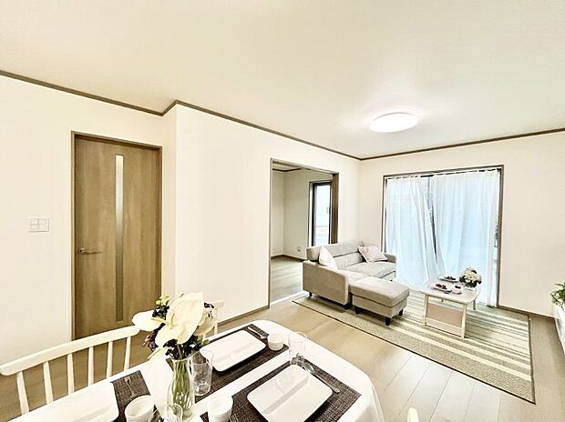 住む方の個性が引き出される、インテリアを考えるのが楽しみなリビングです!