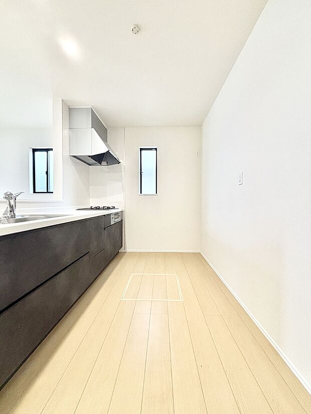 ゆとりあるキッチンではご家族と楽しくお料理ができます。