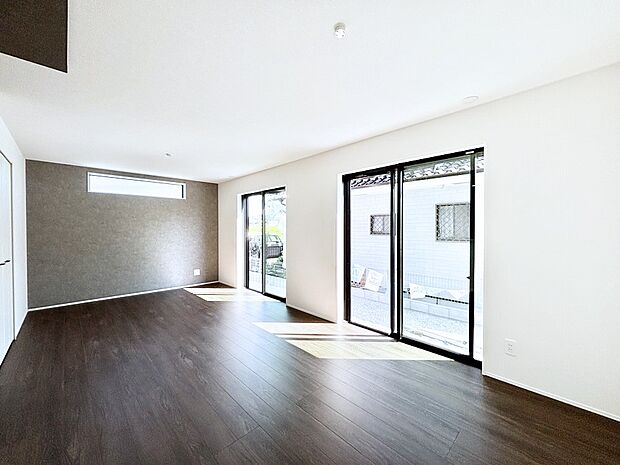 アクセントクロスを用いて空間にメリハリを。インテリアを考えるのが楽しみですね。