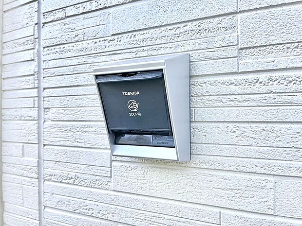 ＥＶ充電用屋外コンセント 。