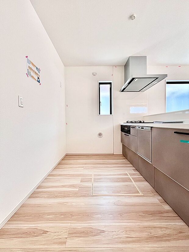 ゆとりあるキッチンではご家族と楽しくお料理ができます。