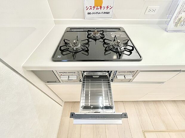 三口ガスコンロでお料理が一気にはかどりそう