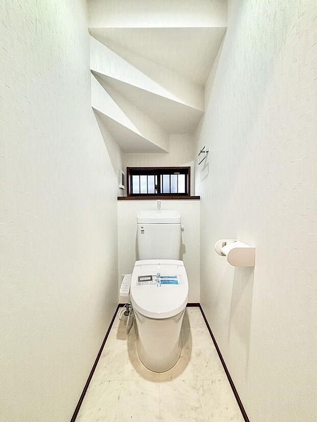 トイレは1階と2階それぞれに配置されていてとても便利です。