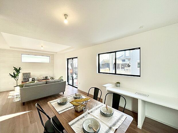 家族が自然と集まる憩いのスペースになりそう 