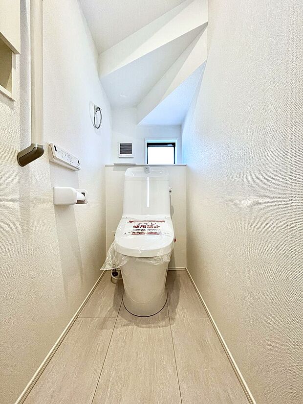 トイレは1階と2階それぞれに配置されていてとても便利です。 