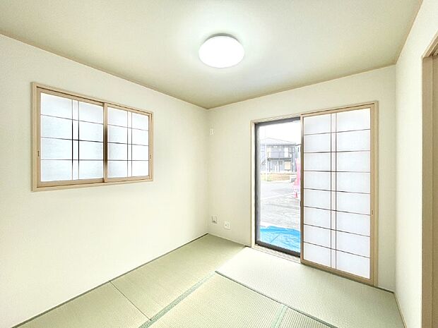 柔らかい畳の空間は、お子様の遊び場や来客時のおもてなしの場所として重宝します。 
