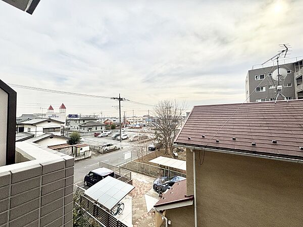 バルコニーからの眺望です