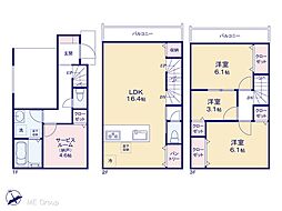川口市芝塚原1丁目 新築一戸て 全3棟