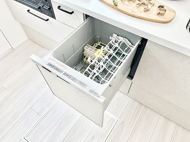 面倒なお片づけは食洗機にお任せ!家事の負担が減って、時間にも気持ちにもゆとりができます。