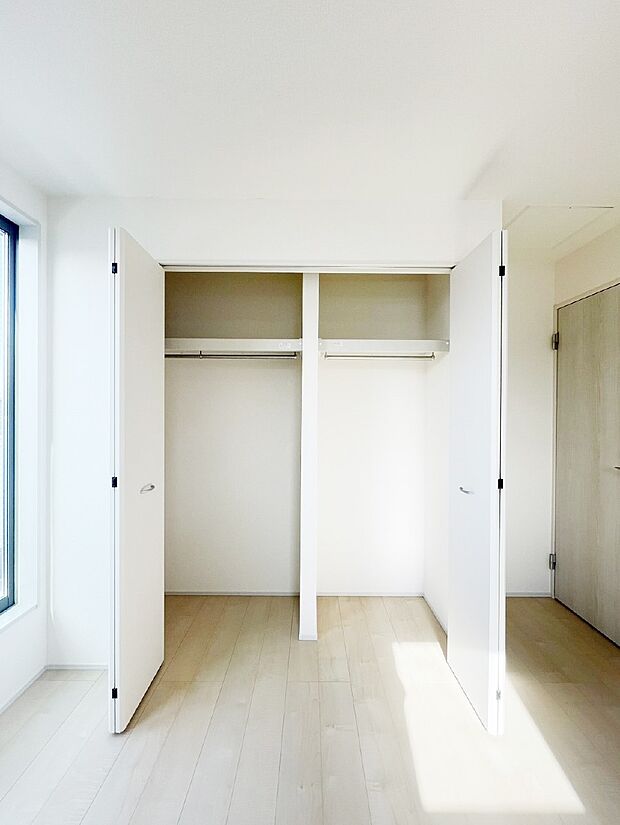 収納力あるクローゼット