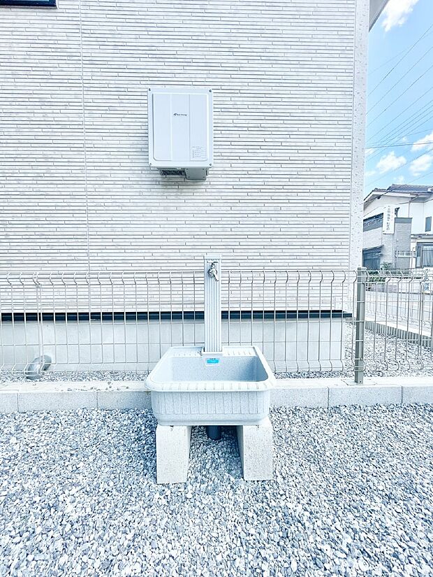 ガーデニングやお掃除に便利な外水栓